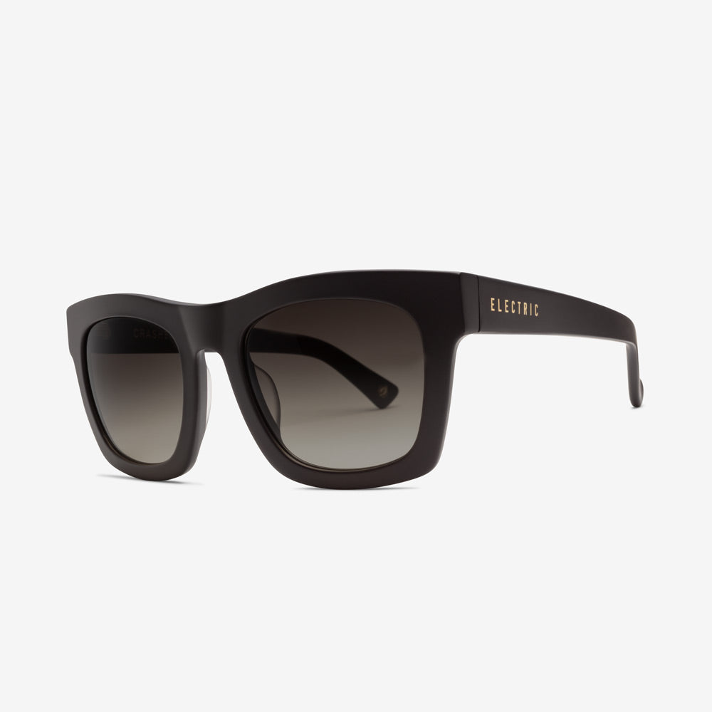 Matte Black Crasher Sunglasses Electric