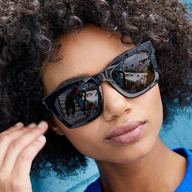 All black cheap womens sunglasses