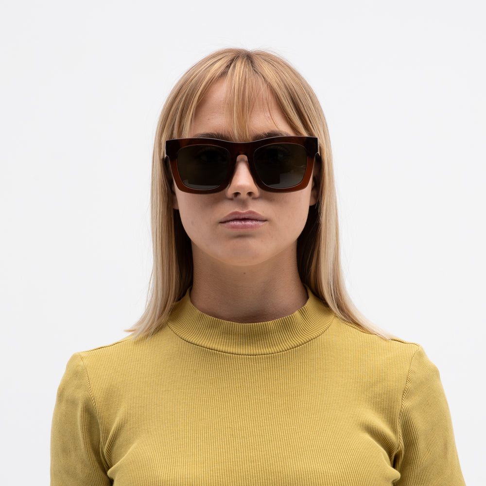 Electric California Crasher coffee brown sunglasses. the perfect oversized statement sunglass. 