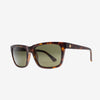 Electric Austin matte tortoise frame sunglasses with grey polarized lenses