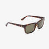 Electric Austin matte tortoise frame sunglasses with grey polarized lenses