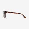 Electric Austin matte tortoise frame sunglasses with grey polarized lenses