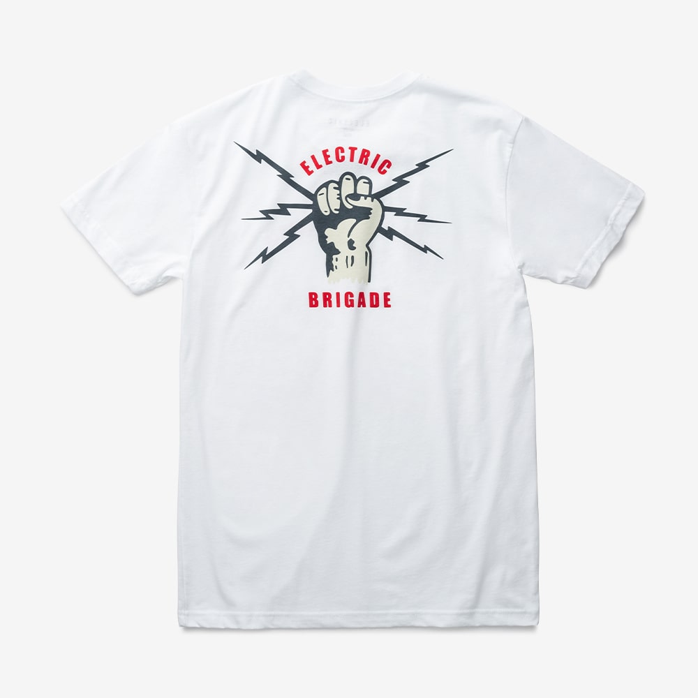 Electric Brigade T-Shirt Clothing - White