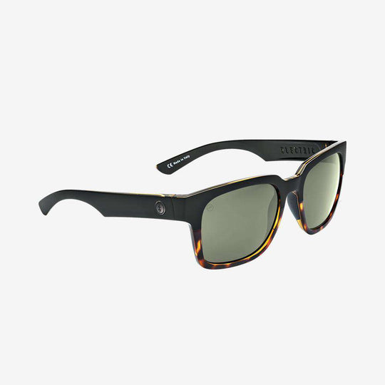 Electric Men's and Women's Sunglasses - Zombie Sport - Darkside Tort / Grey Polarized - Polarized Sport Retro Square Sunglasses