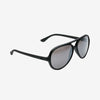 Electric Men's and Women's Sunglasses - Elsinore - Matte Black / Smallilver Polarized - Brow Bar Aviator Sunglasses