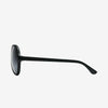 Electric Men's and Women's Sunglasses - Elsinore - Matte Black / Smallilver Polarized - Brow Bar Aviator Sunglasses