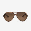 Electric Men's and Women's Sunglasses - Elsinore - Matte Tort / Bronze Polarized - Brow Bar Aviator Sunglasses