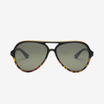 Electric Men's and Women's Sunglasses - Elsinore - Darkside Tort / Grey Polarized - Brow Bar Aviator Sunglasses